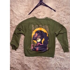 Target Black History Month We Are The Future Olive Green Sweatshirt Size Medium